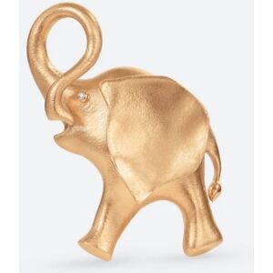 Elefant 18 Karat Guld Broche fra Ole Lynggaard med Brillant 0,01 Carat TW/VS