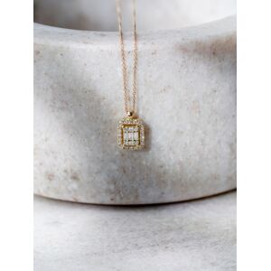 Henrik Ørsnes Design 18 Karat Guld Halskæde med Diamanter 0,24 Carat TW/SI