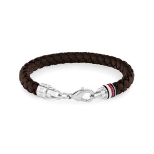 Iconic Braided Læder Herrearmbånd fra Tommy Hilfiger