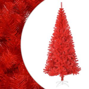 vidaXL kunstigt juletræ med fod 180 cm PVC rød