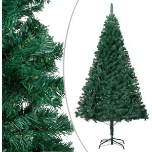 vidaXL kunstigt juletræ med tykke grene 150 cm PVC grøn