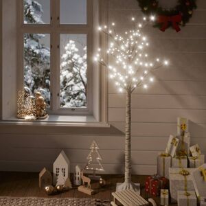 vidaXL juletræ 1,5 m 140 LED'er inde/ude piletræ koldt hvidt lys