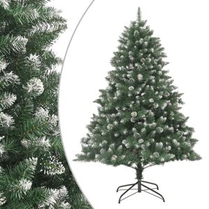 vidaXL kunstigt juletræ med juletræsfod 240 cm PVC