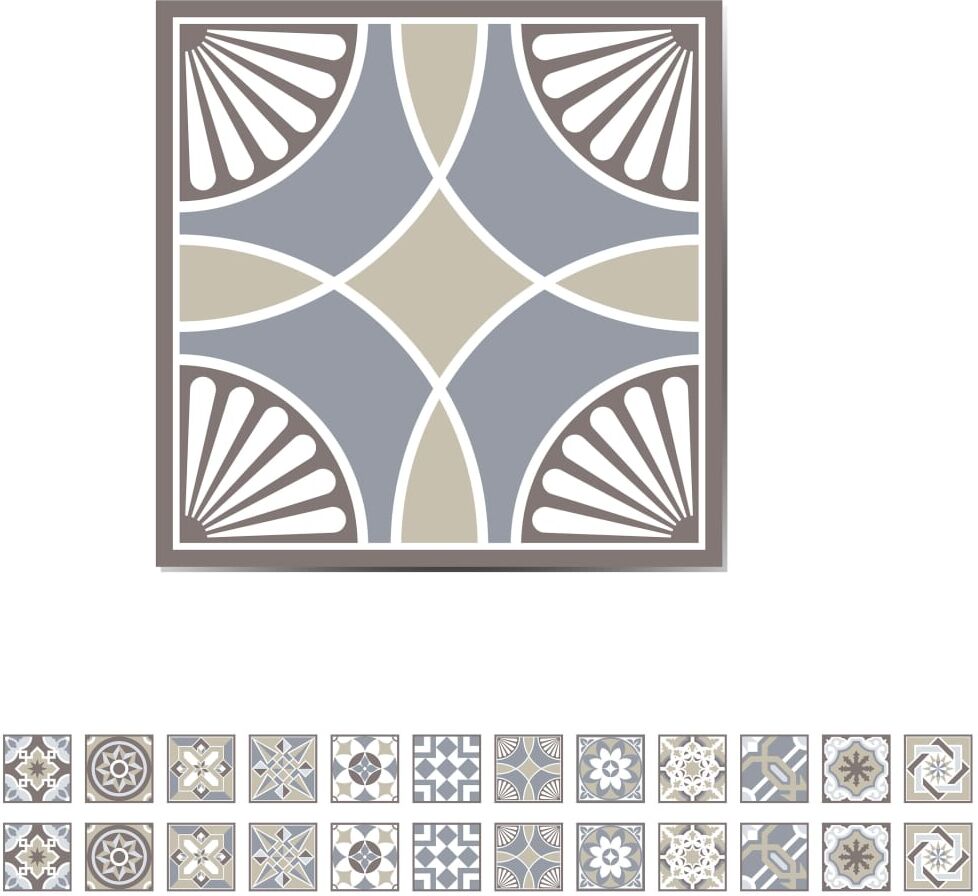 WALPLUS trappeklistermærker spansk kalksten 15 x 15 cm 24 ark WALPLUS trappeklistermærker spansk kalksten 15 x 15 cm 24 ark