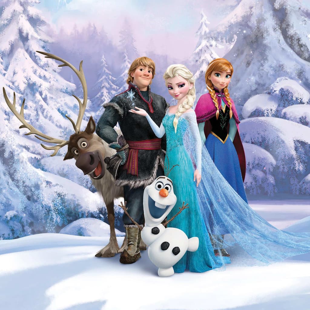 Komar vægtapet Frozen Winterland 184x254 cm blå Komar vægtapet Frozen Winterland 184x254 cm blå