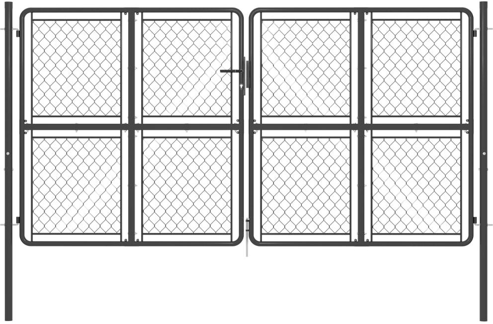 vidaXL havelåge 300x175 cm stål antracitgrå vidaXL havelåge 300x175 cm stål antracitgrå