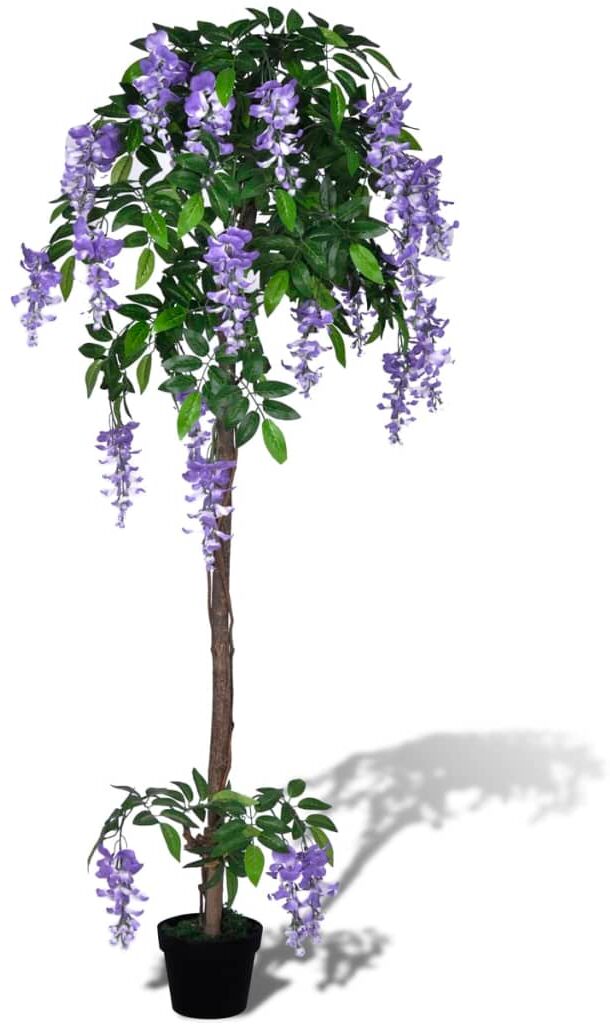 vidaXL Kunstig Blåregn med Krukke 160 cm vidaXL Kunstig Blåregn med Krukke 160 cm