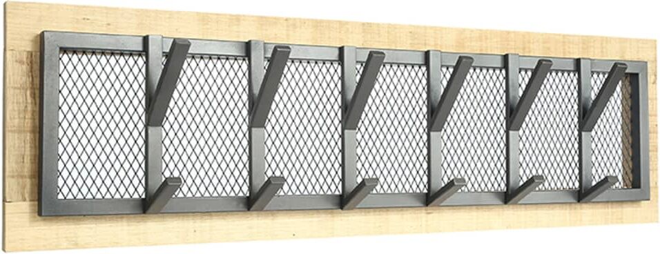 LABEL51 knagerække Crude 100x11x30 cm str. XL grå LABEL51 knagerække Crude 100x11x30 cm str. XL grå