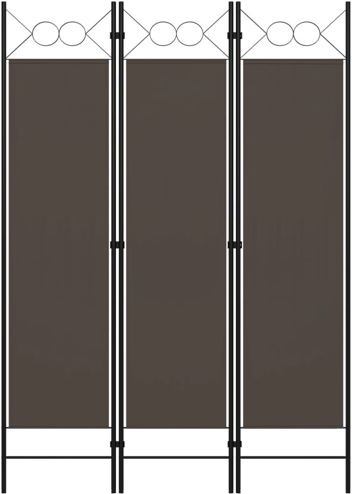 vidaXL 3-panels rumdeler 120x180 cm antracitgrå vidaXL 3-panels rumdeler 120x180 cm antracitgrå