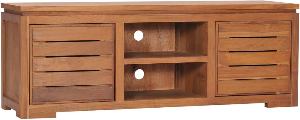 vidaXL tv-skab 110x30x40 cm massivt teaktræ vidaXL tv-skab 110x30x40 cm massivt teaktræ