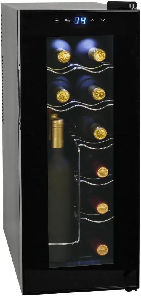 vidaXL vinkøleskab 35 l 12 flasker LCD-skærm vidaXL vinkøleskab 35 l 12 flasker LCD-skærm