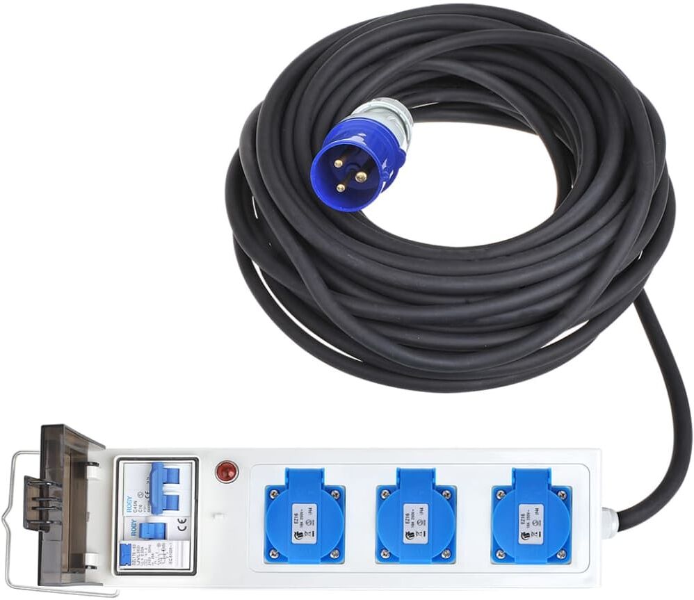 ProPlus strømenhed til telt/campingvogn 10 m 3 x Schuko ProPlus strømenhed til telt/campingvogn 10 m 3 x Schuko