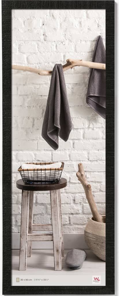 Walther Design billedramme Home 30x90 cm sort