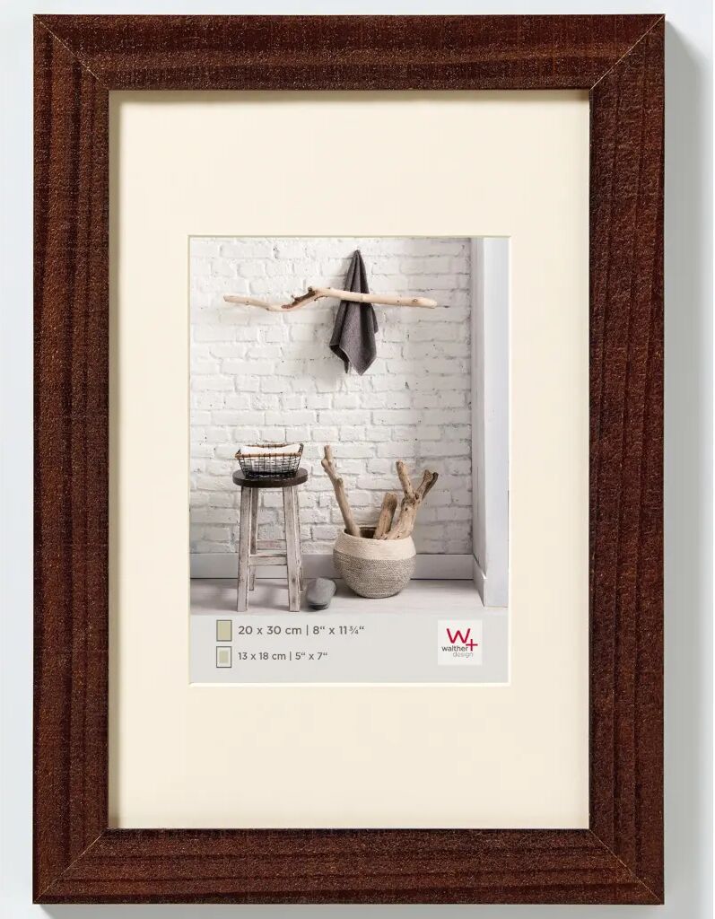 Walther Design billederamme Home 40x50 cm valnødfarvet Walther Design billederamme Home 40x50 cm valnødfarvet