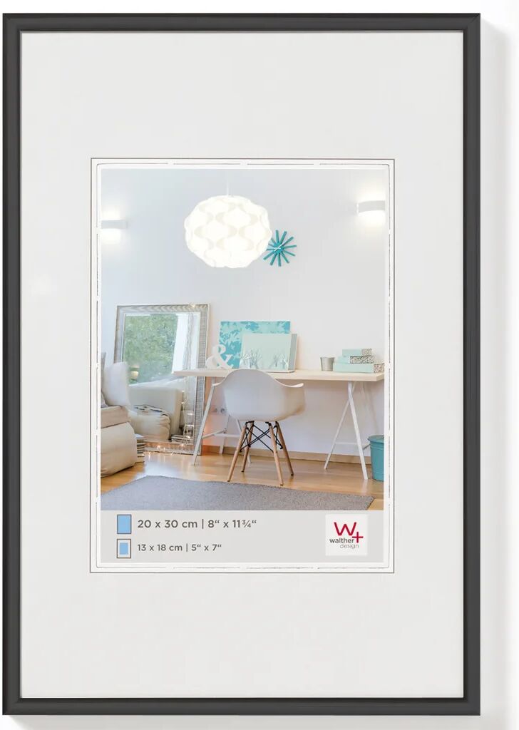 Walther Design billedramme New Lifestyle 50x60 cm sort Walther Design billedramme New Lifestyle 50x60 cm sort