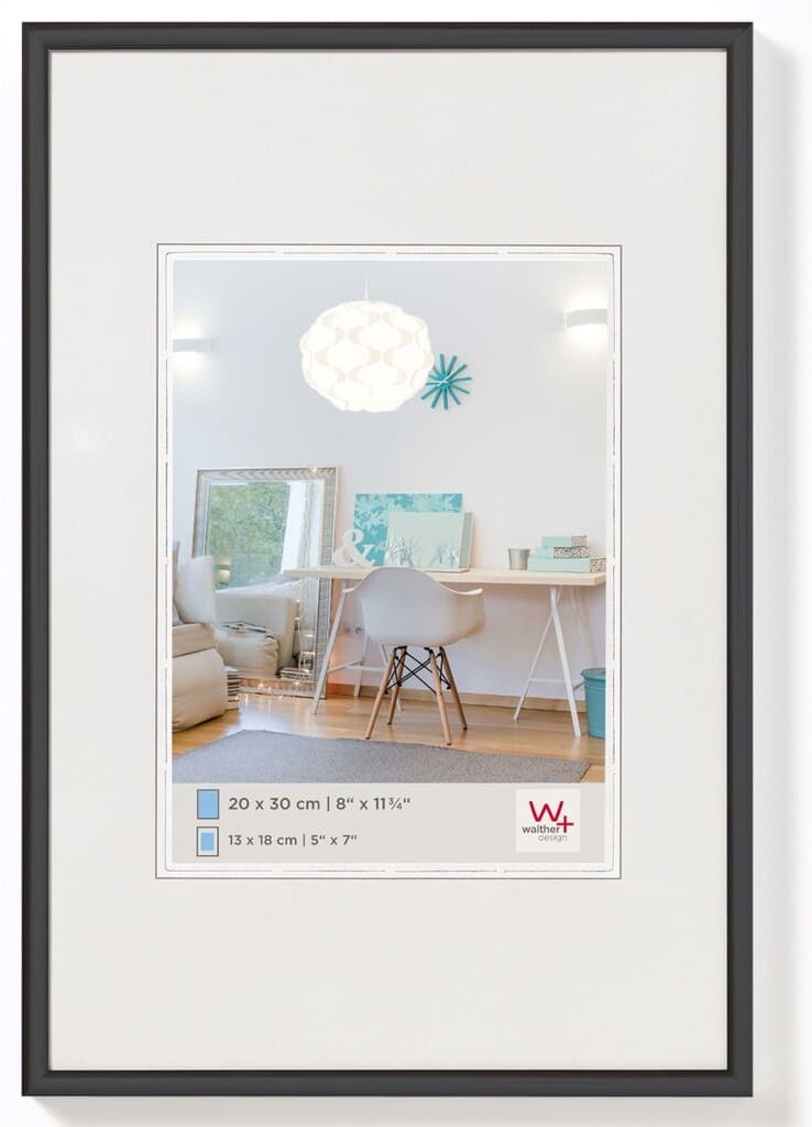 Walther Design billedramme New Lifestyle 60x90 cm sort Walther Design billedramme New Lifestyle 60x90 cm sort