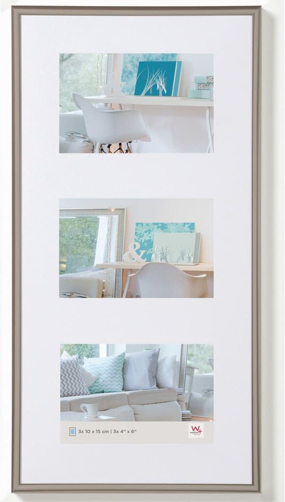 Walther Design billedramme New Lifestyle 3x10x15 cm stålfarvet Walther Design billedramme New Lifestyle 3x10x15 cm stålfarvet