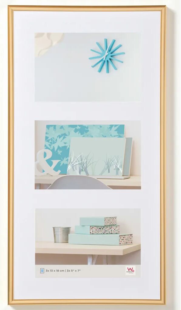 Walther Design billedramme New Lifestyle 3x13x18 cm guldfarvet Walther Design billedramme New Lifestyle 3x13x18 cm guldfarvet