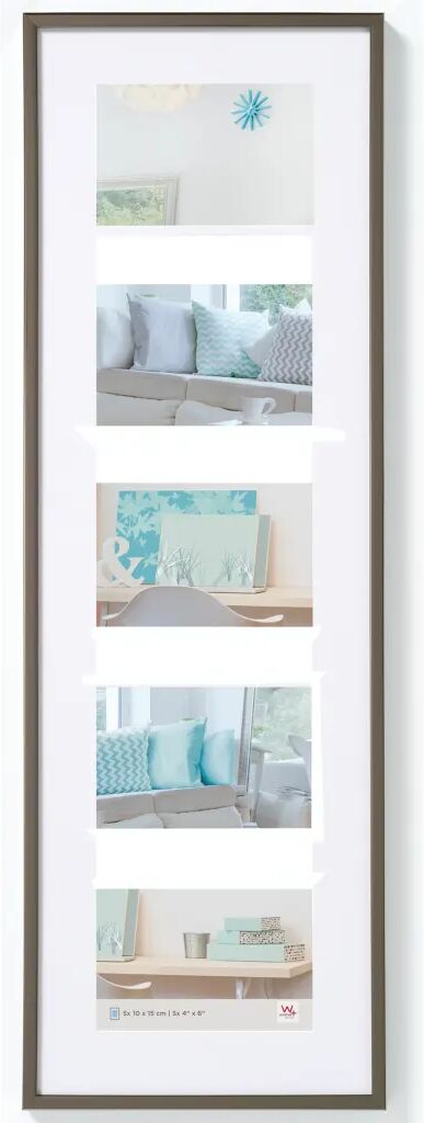 Walther Design billedramme New Lifestyle 5x10x15 cm stålfarve Walther Design billedramme New Lifestyle 5x10x15 cm stålfarve