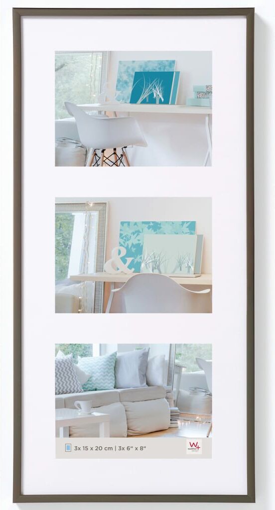 Walther Design billedramme New Lifestyle 3x15x20 cm stålfarvet Walther Design billedramme New Lifestyle 3x15x20 cm stålfarvet