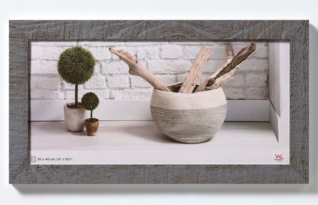 Walther Design billedramme Home 20x40 cm grå Walther Design billedramme Home 20x40 cm grå