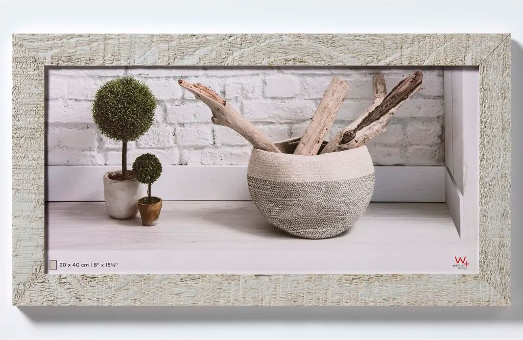 Walther Design billedramme Home 20x40 cm lysegrå Walther Design billedramme Home 20x40 cm lysegrå