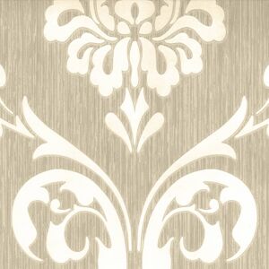 DUTCH WALLCOVERINGS tapet ornament brun og hvid 13110-30