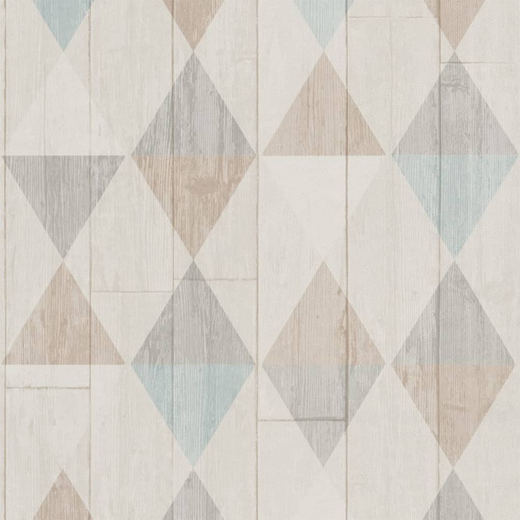 DUTCH WALLCOVERINGS tapet træ/diamant beige 42505-30