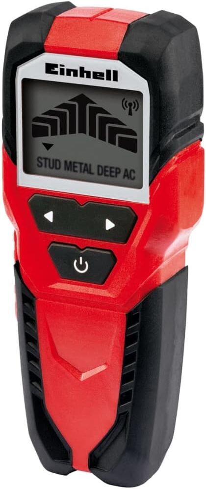 Einhell digital rør-, lednings- og sømdetektor TC-MD 50 rød 2270090 Einhell digital rør-, lednings- og sømdetektor TC-MD 50 rød 2270090