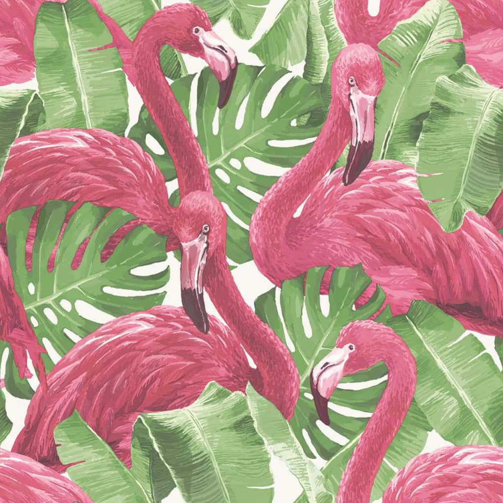 Noordwand vægtapet Flamingo and Monstera pink Noordwand vægtapet Flamingo and Monstera pink