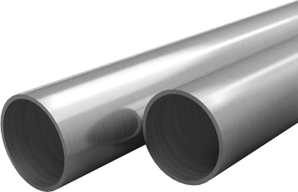 vidaXL rustfrie stålrør 2 stk. rund V2A 2 m Ø 38 x 1,9 mm vidaXL rustfrie stålrør 2 stk. rund V2A 2 m Ø 38 x 1,9 mm