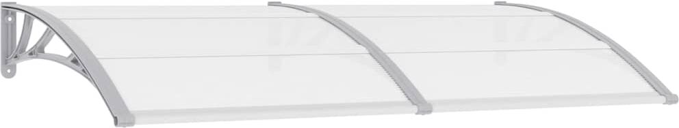 vidaXL dørbaldakin 200x100 cm PC grå vidaXL dørbaldakin 200x100 cm PC grå