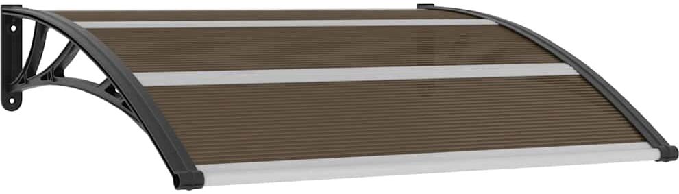 vidaXL dørbaldakin 120x100 cm PC sort vidaXL dørbaldakin 120x100 cm PC sort