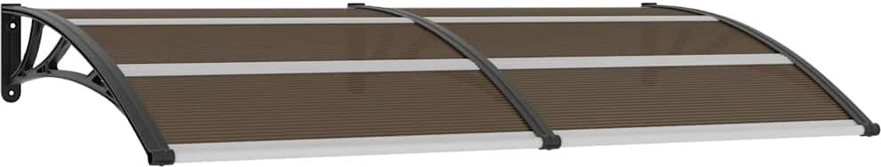 vidaXL dørbaldakin 200x100 cm PC sort vidaXL dørbaldakin 200x100 cm PC sort