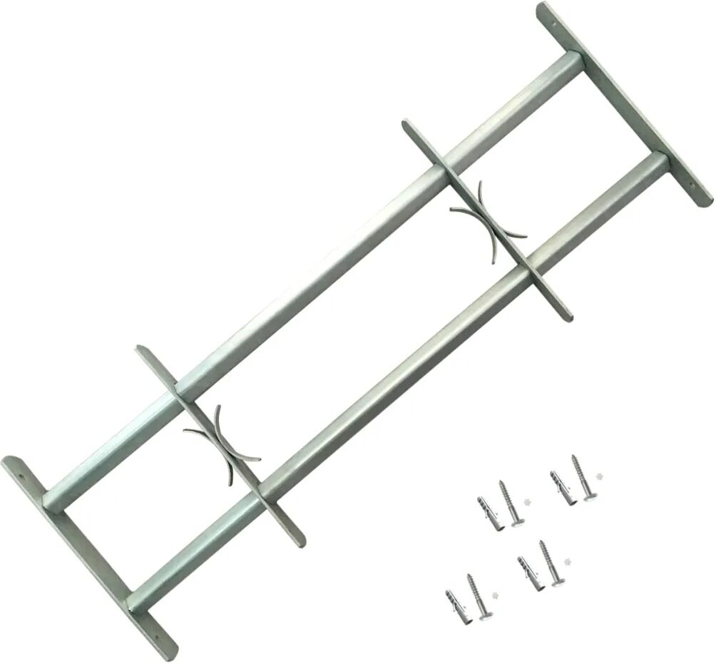 vidaXL justérbart gitter til vinduer m. 2 tværstænger 700-1050 mm vidaXL justérbart gitter til vinduer m. 2 tværstænger 700-1050 mm