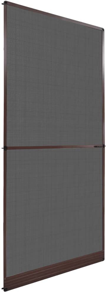 vidaXL hængslet insektnet til dør i brun 100 x 215 cm vidaXL hængslet insektnet til dør i brun 100 x 215 cm