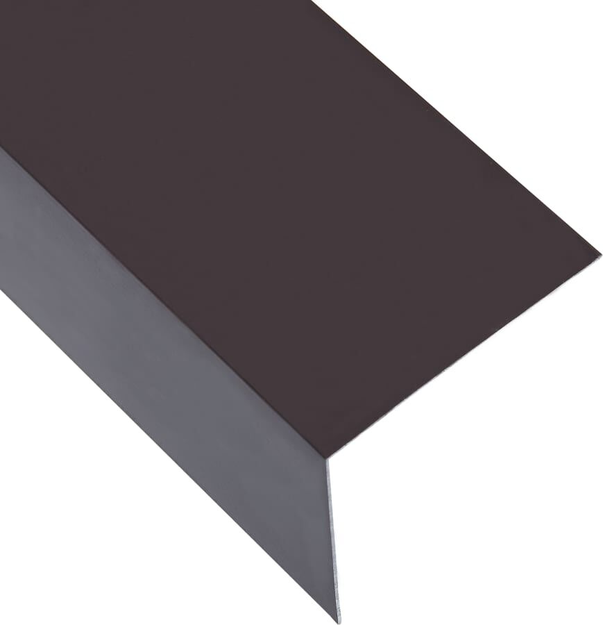 vidaXL vinkelplader 5 stk. L-form 170 cm 100x100 mm aluminium brun vidaXL vinkelplader 5 stk. L-form 170 cm 100x100 mm aluminium brun