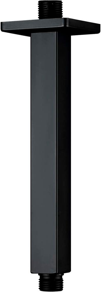 vidaXL støttestang til bruser 20 cm firkantet rustfrit stål 201 sort vidaXL støttestang til bruser 20 cm firkantet rustfrit stål 201 sort