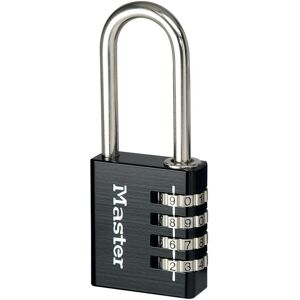 Master Lock kodehængelås aluminium sort 40 mm 7640EURDBLKLH