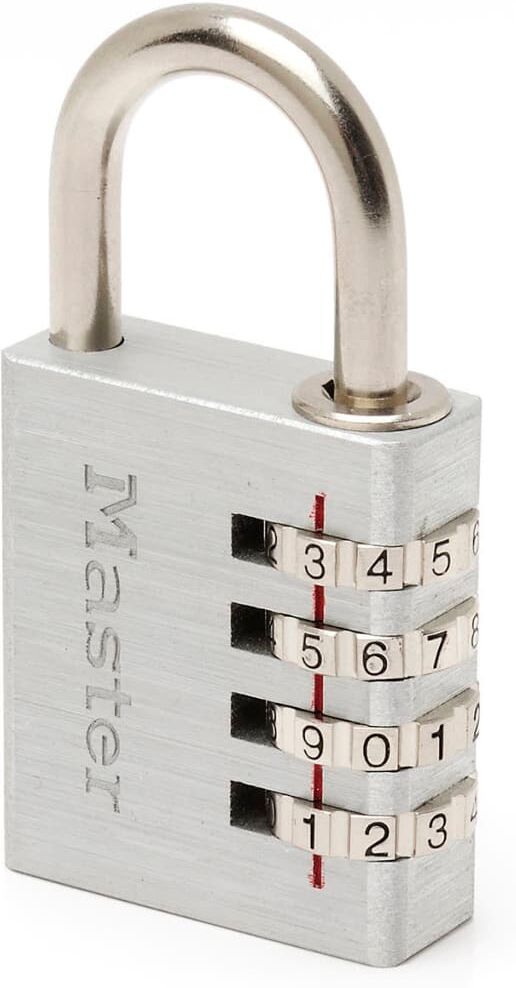 Master Lock kodehængelås aluminium 40 mm 7640EURD Master Lock kodehængelås aluminium 40 mm 7640EURD