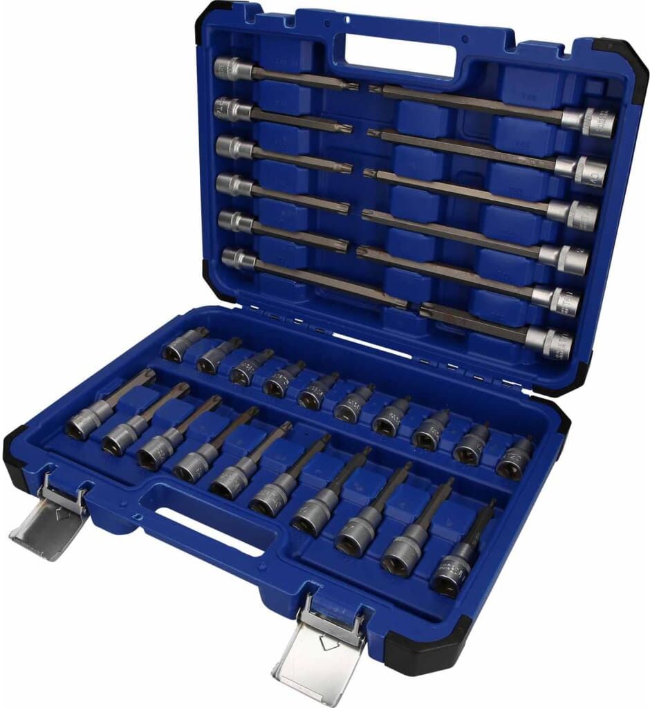 BRILLIANT TOOLS RIBE bitholdersæt til skruetrækker 32 dele 1/2 BRILLIANT TOOLS RIBE bitholdersæt til skruetrækker 32 dele 1/2