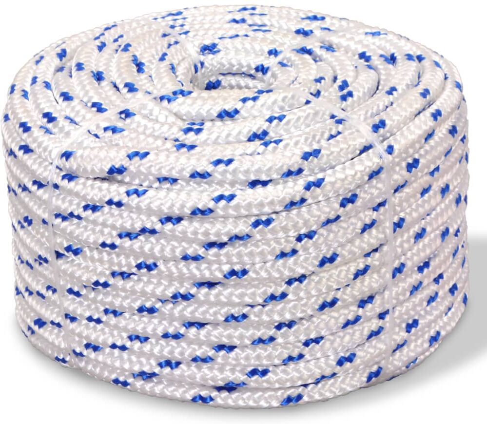 vidaXL marinereb polypropylen 6 mm 100 m hvid vidaXL marinereb polypropylen 6 mm 100 m hvid