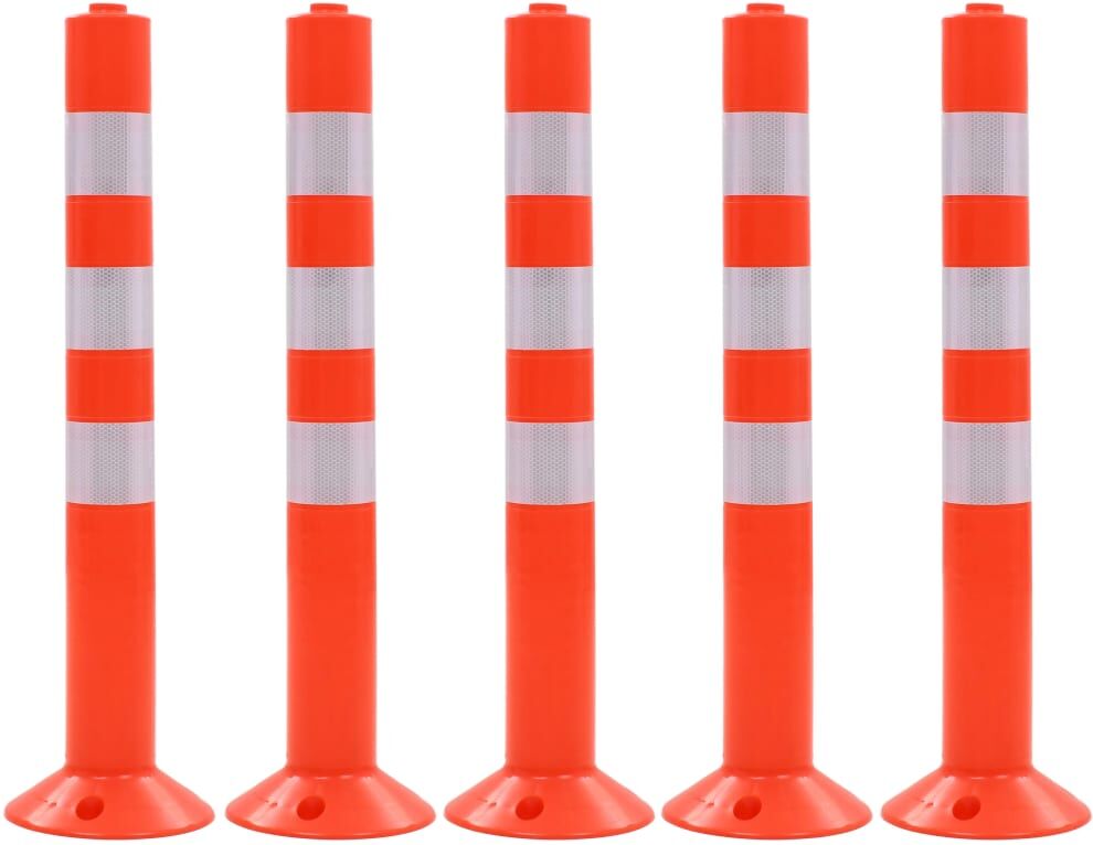 vidaXL trafikkegler 5 stk. plastik 75 cm vidaXL trafikkegler 5 stk. plastik 75 cm