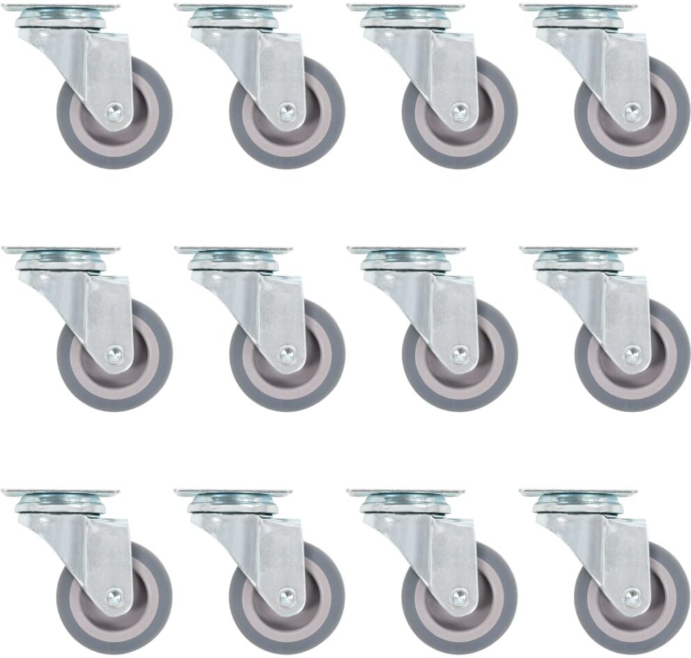 vidaXL drejehjul 12 stk. 50 mm vidaXL drejehjul 12 stk. 50 mm