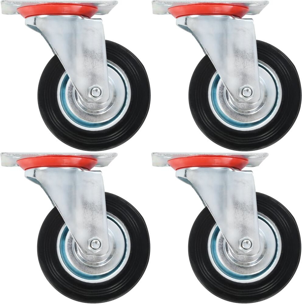 vidaXL drejehjul 4 stk. 100 mm vidaXL drejehjul 4 stk. 100 mm