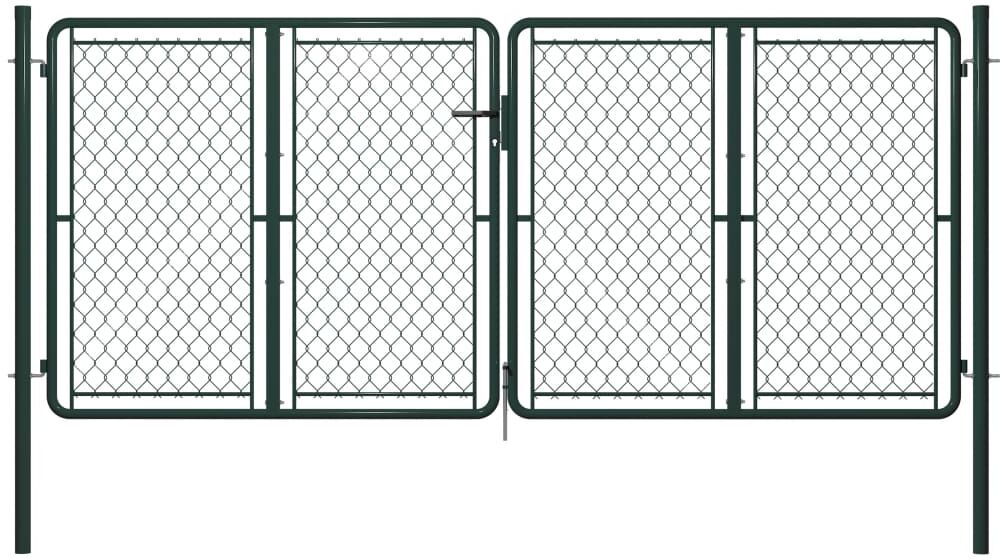 vidaXL havelåge 300 x 125 cm stål grøn vidaXL havelåge 300 x 125 cm stål grøn