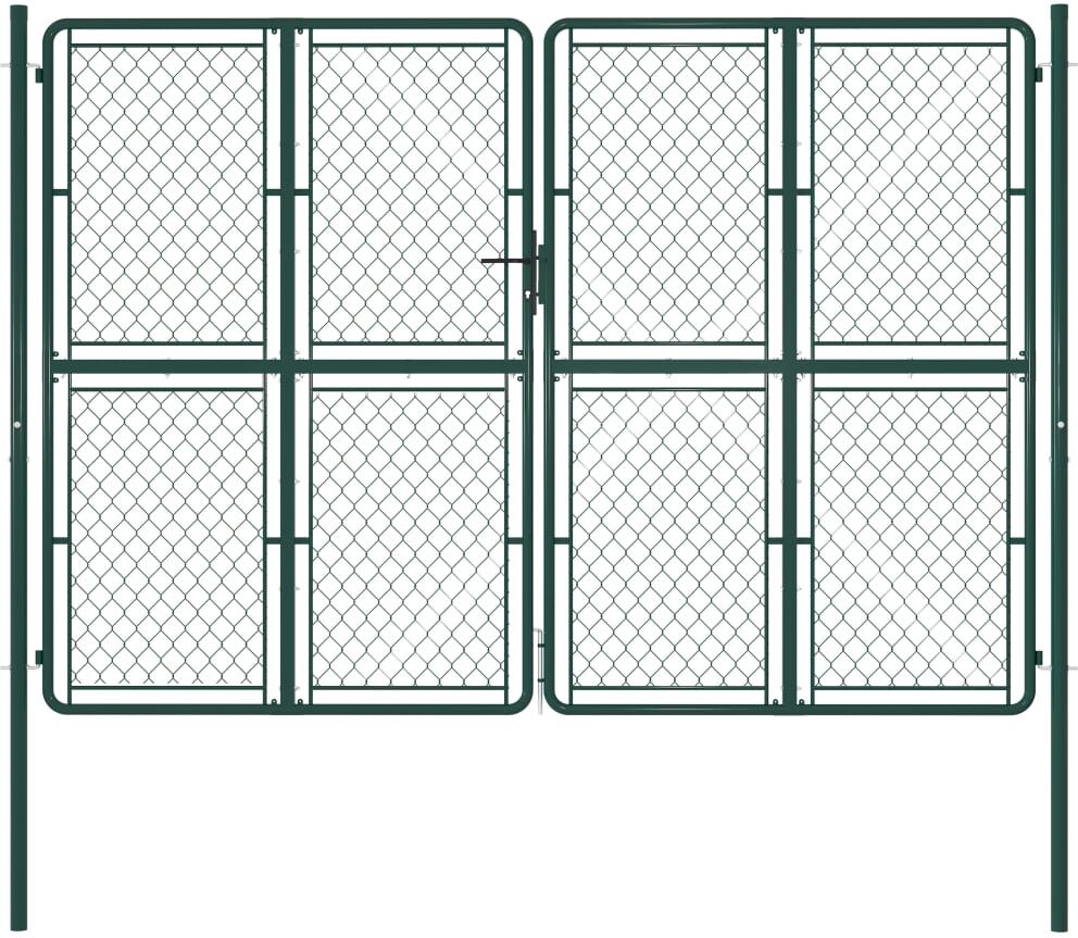 vidaXL havelåge 300 x 200 cm stål grøn vidaXL havelåge 300 x 200 cm stål grøn