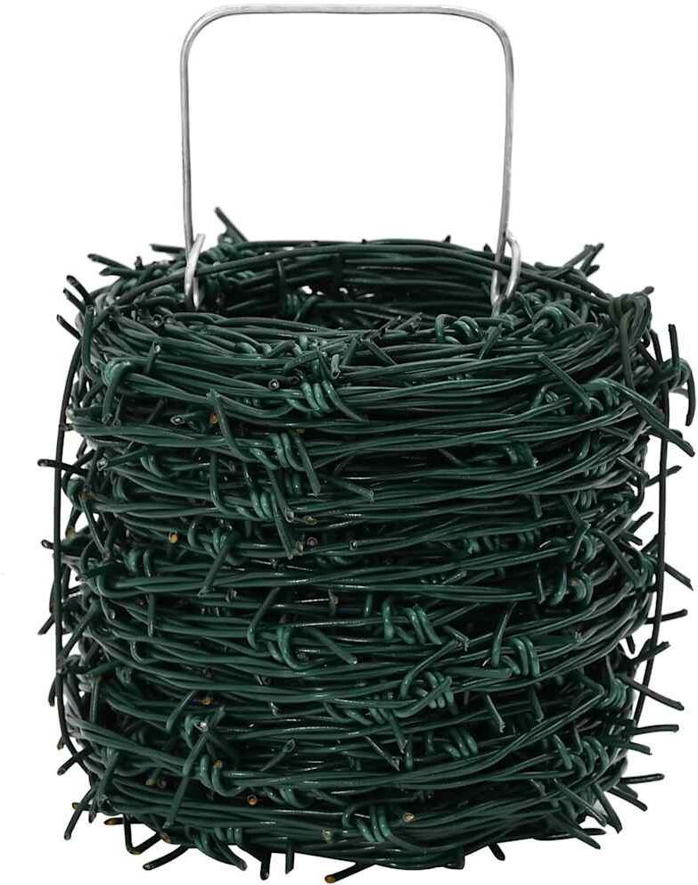 vidaXL Grøn Sammenfiltring pigtråd 100 m vidaXL Grøn Sammenfiltring pigtråd 100 m