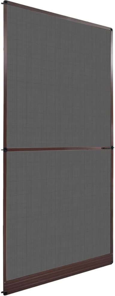 vidaXL Brunt hængslet insektnet til døre 120 x 240 cm vidaXL Brunt hængslet insektnet til døre 120 x 240 cm