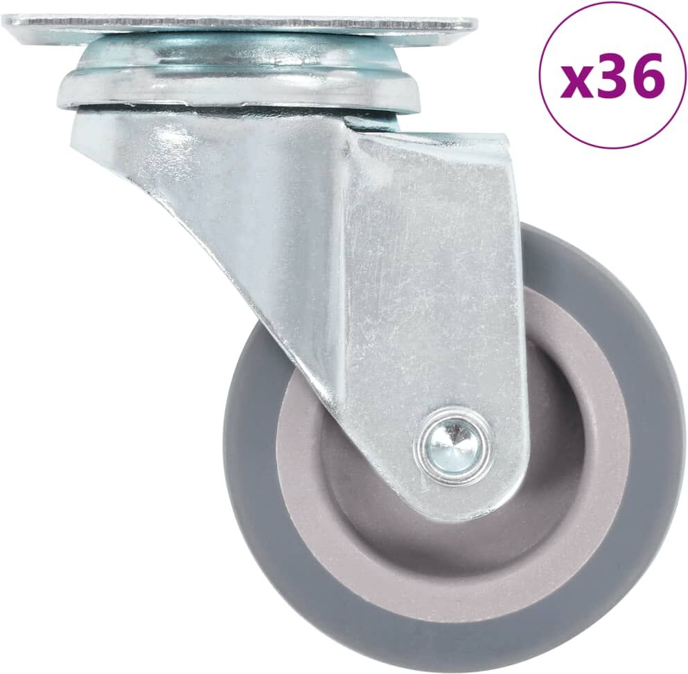 vidaXL drejehjul 36 stk. 50 mm vidaXL drejehjul 36 stk. 50 mm